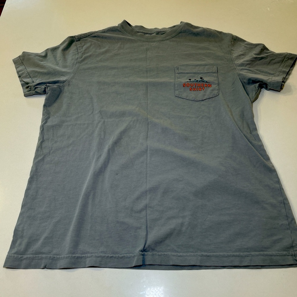 Grey Southern shirt, great for outdoor activities